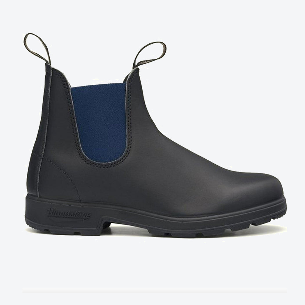 Blundstone 1917 Black Leather with Blue Elastic