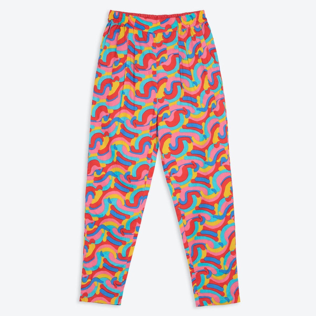 Miss PomPom Rainbow Holiday Trousers