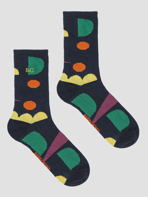 Bobo Choses Multicolour Shapes Long Socks
