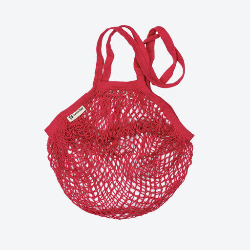 Turtle Bags Red Long Organic Handled String Bag