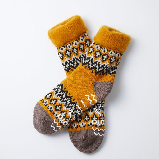 Rototo Comfy Room Nordic Yellow Socks