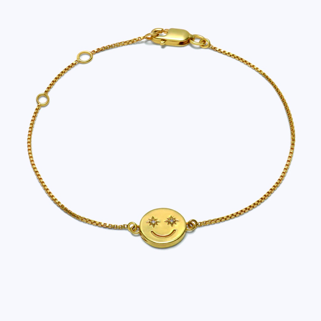 Rachel Jackson Mini Happy Face Bracelet